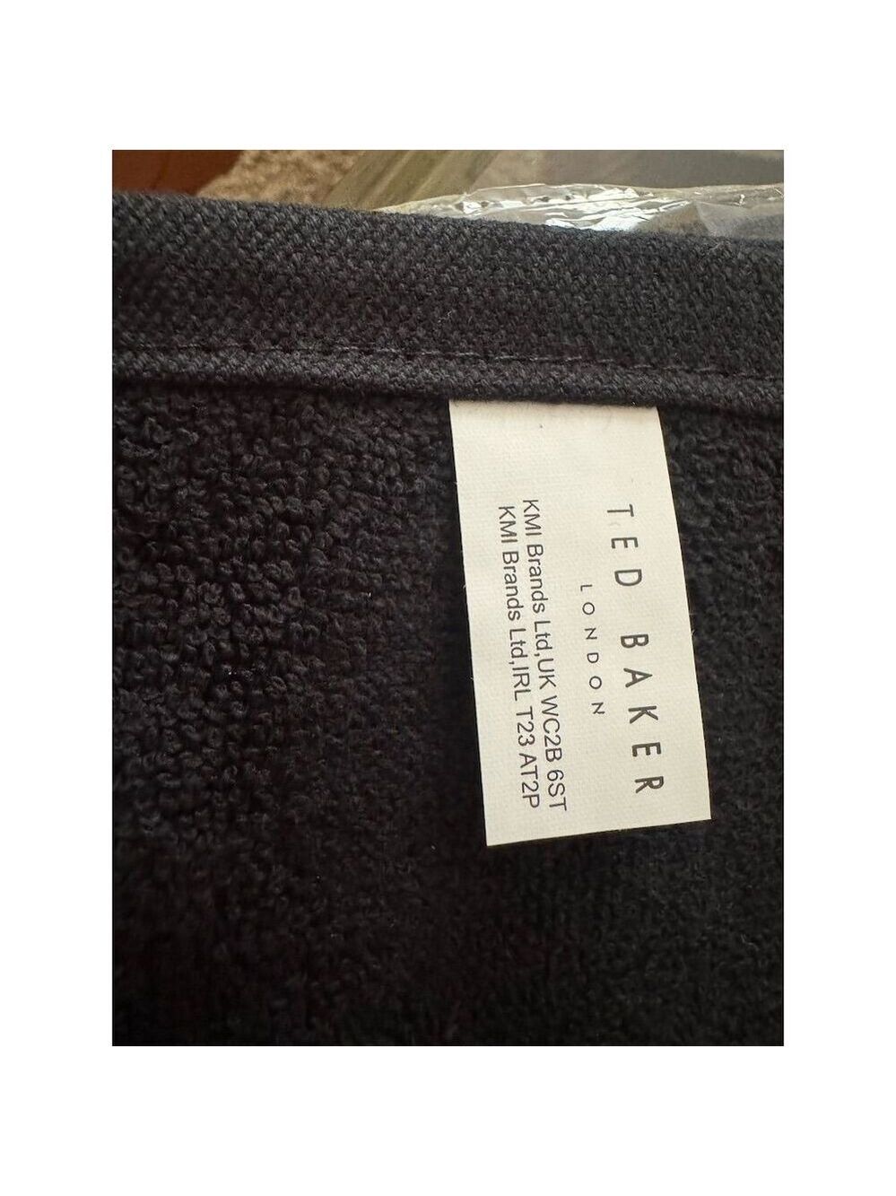 Ted Baker Black Turkish Cotton Makeup Remover Towel - Picture 5 of 6